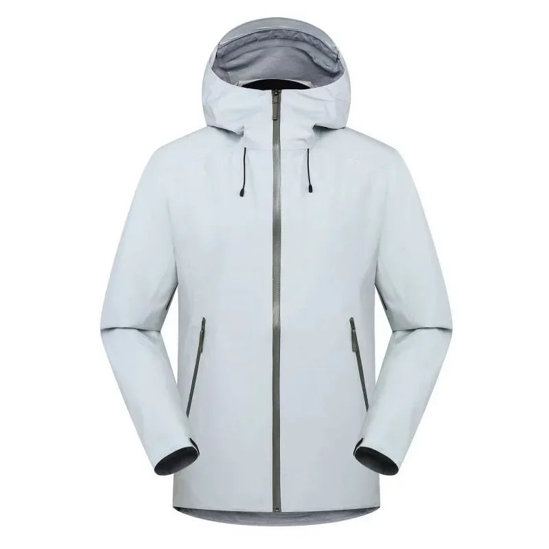 Beta Embroidery Logo Rain Jacket Sports Climbing Windproof Waterproof Three Layer Ski Camping Outdoor Mountain Unisex Coat