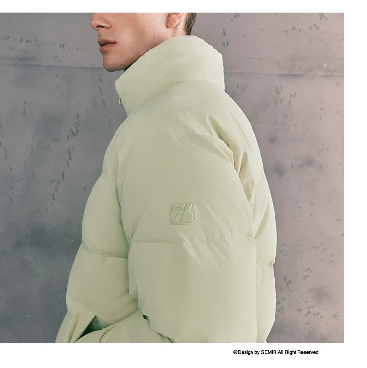 Unisex Puffer High Loft Down Stand Collar Warm Fit Waterproof Windproof Stain Resistant 2026 Couple Style Outerwear