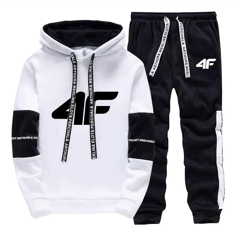 Hot Sale Men's Tracksuit Set or Single Hoodie And Sweatpants Loose Fit Casual Sportswear Soft & Comfortable for Outdoor Jogging