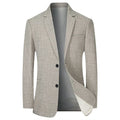 Sky Blue Men's Suit Jacket Thin Blazers Spring Autumn Solid Business Formal Wear Men Clothing Wedding Coat Oversize 4XL