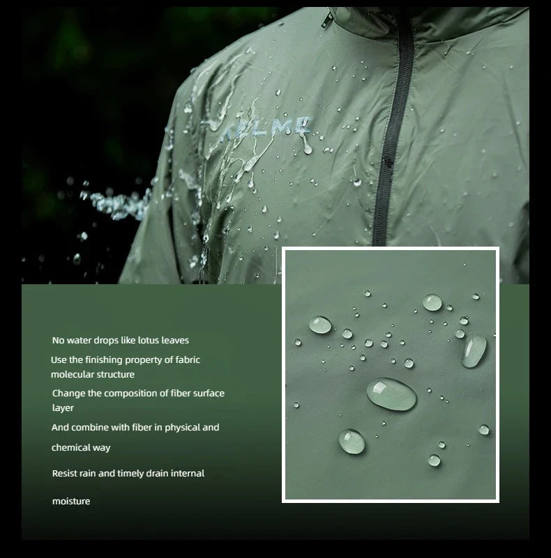 Sports Windbreaker Men's Summer Windproof Football Waterproof Running Outdoor Training Jacket Punch
