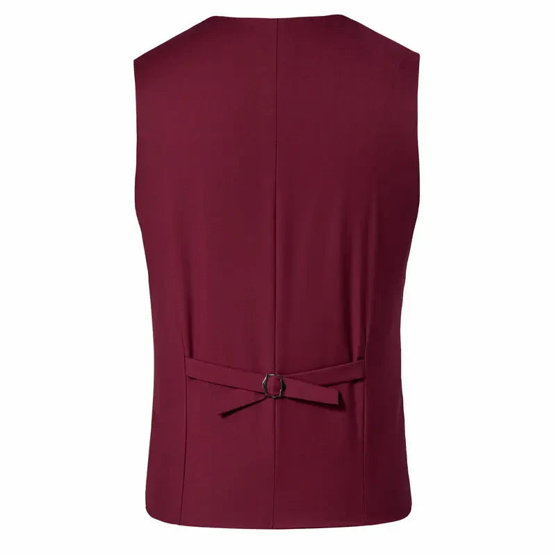 Suit Men's (Blazer+ Vest + Trousers) Fashionable Business Solid-color Wedding British-style Workwear, Casual Performance Suit