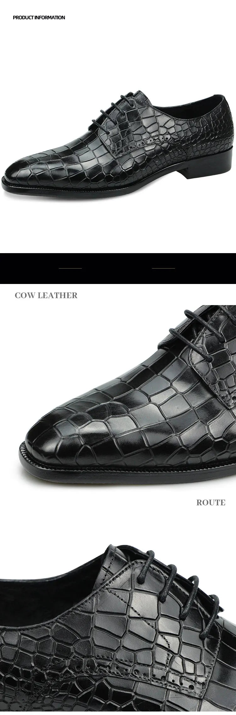 Top Grade Mens Genuine Leather Shoes Dress Party Shoes Men's Fashion Alligator Printing Luxury Zapatos De Hombre Genuine Leather