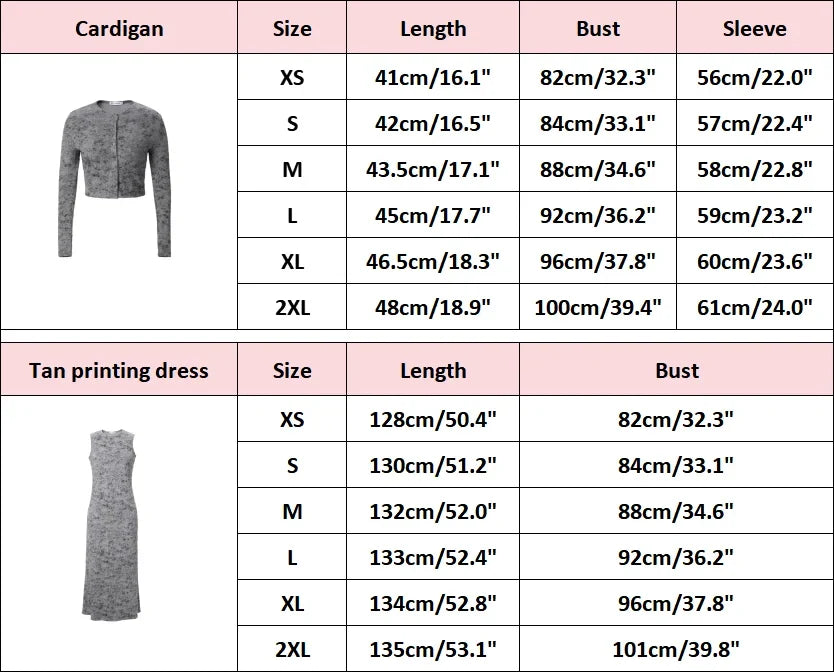 SS2025 New Women Dress Rib Tie Dye Cardigan and Dress Cotton Soft
