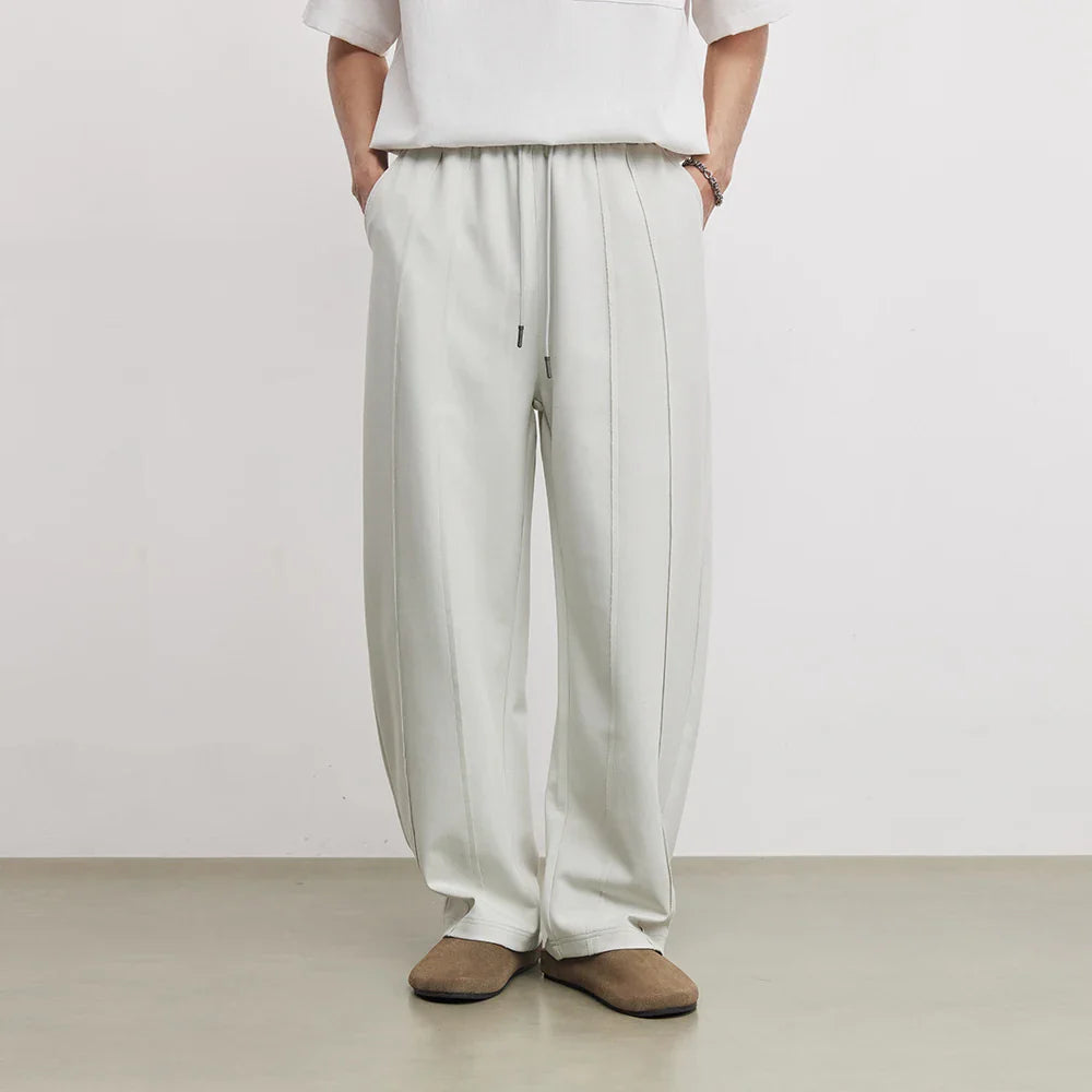 Fashion American Casual Sweatpants Men Spring And Autumn 2026 New Air Layer Scimitar Pants Loose Sports Pants