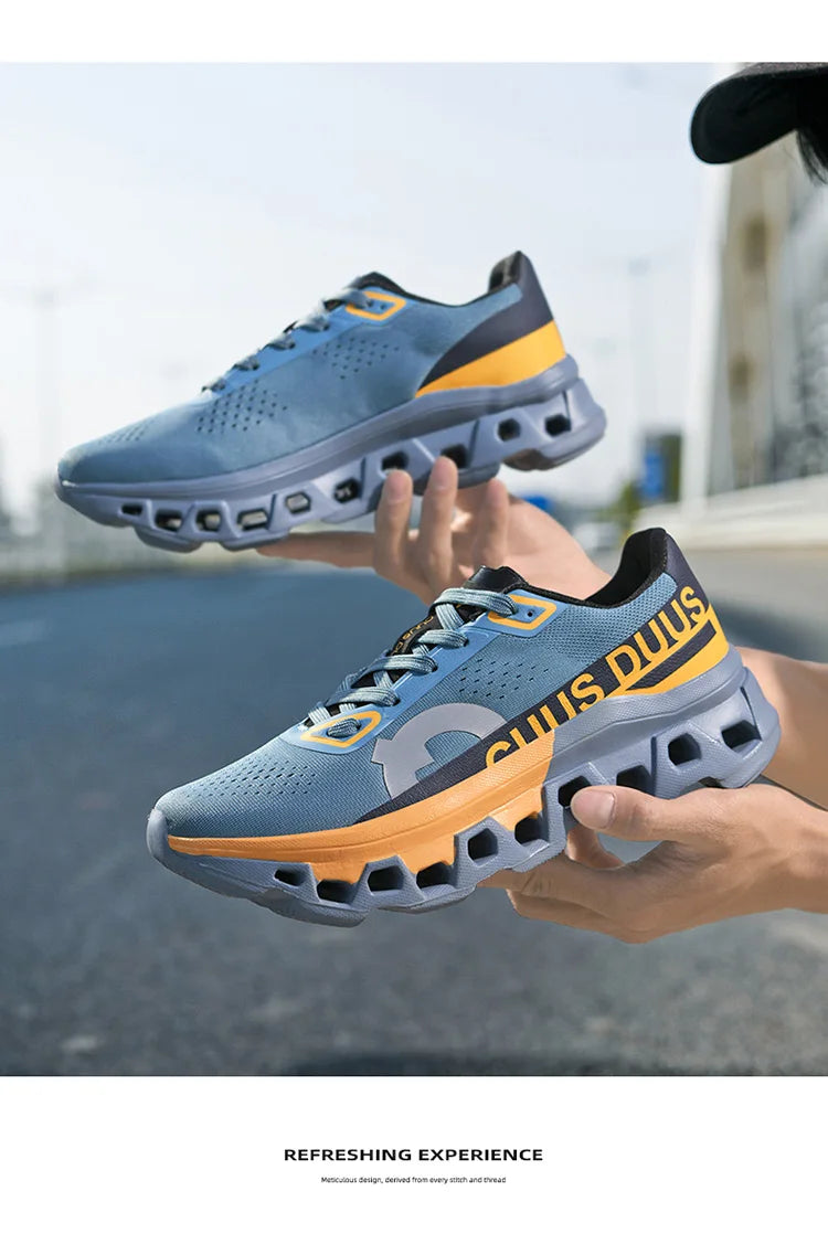 Men's Cushioning Running Shoes Lightweight Athletic Casual Sneakers Male Non-Slip Sports Shoes Outdoor Travel Walking Shoes