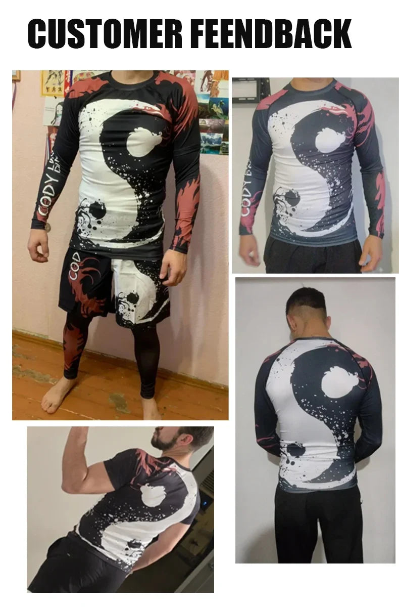 Cody Lundin Uv Sun Protection Shirt Long Sleeve Bjj Rashguard Sublimation Manto Jiujitsu Man Boxeo Tee No Gi MMA Gym Clothes