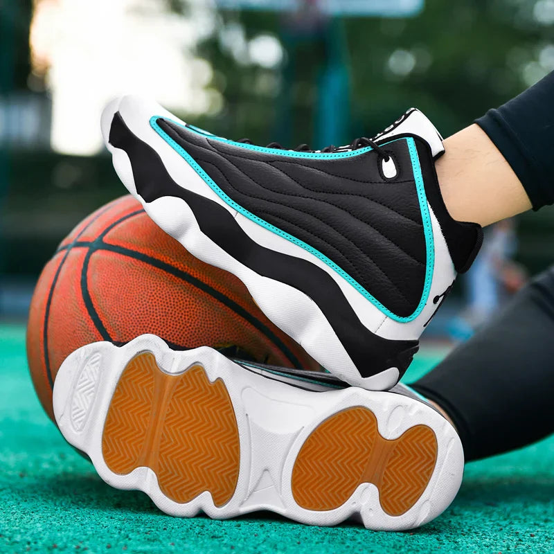 Men's casual outdoor sports classic practical basketball shoes trendy, soft, comfortable, anti-skid and wear-resistant outsole
