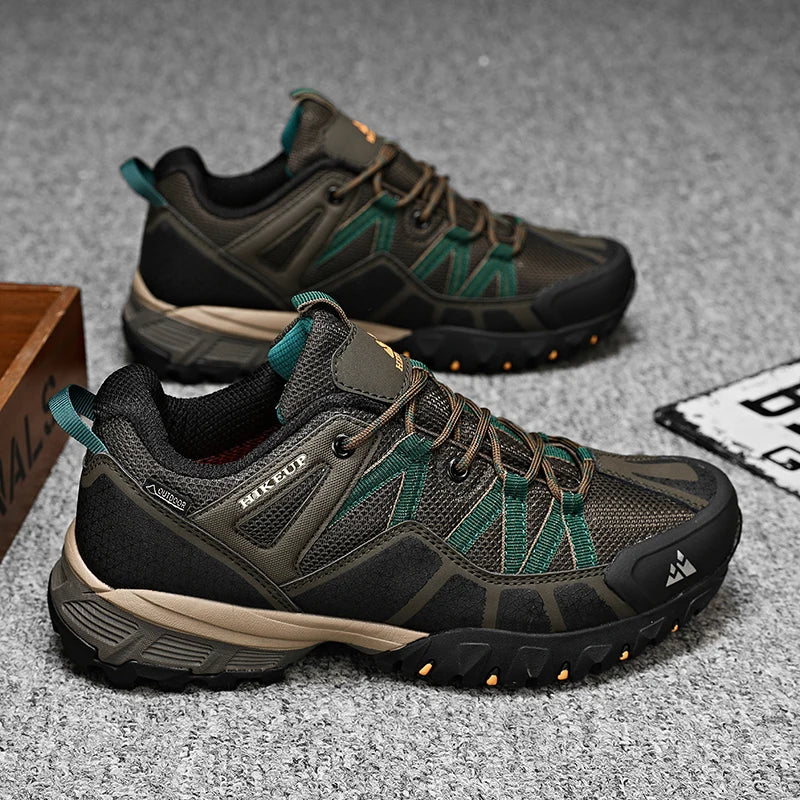 Breathable Cushioning Nonslip Sneakers Men's Hiking Shoes Running Trekking Sneakers Outdoor Mountain Sports Shoes for Men