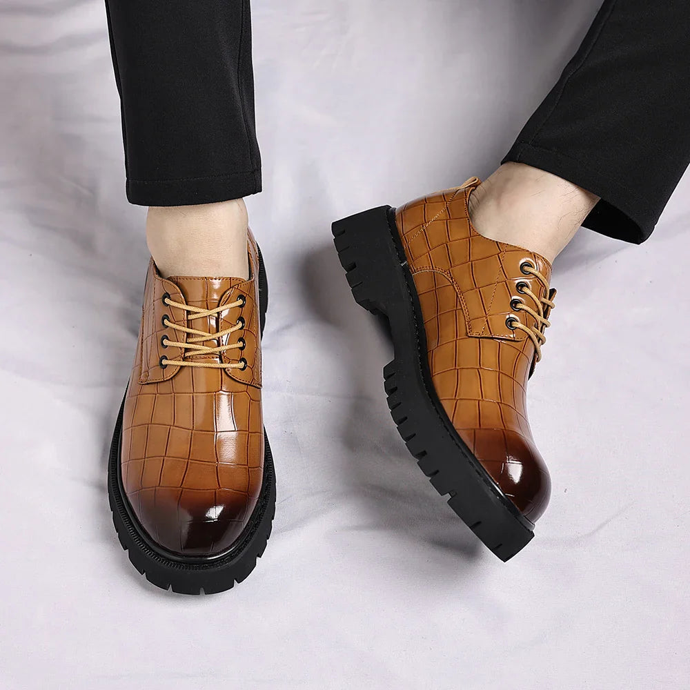 High Quality Oxford Leather Shoes Luxury Brand Leather Dress Shoe Breathable Solid Formal Casual Shoes Handmade Designer Shoes