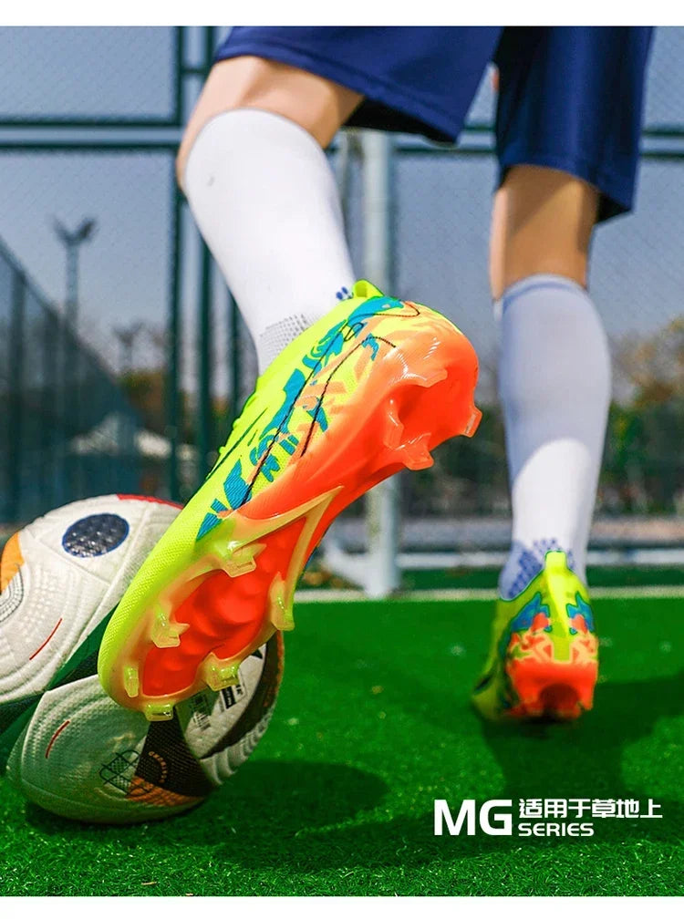 Hot Selling Soccer Shoes Society Professional Grass Training Original Football Field Boots Cleats Indoor Non Slip Futsal Sneaker