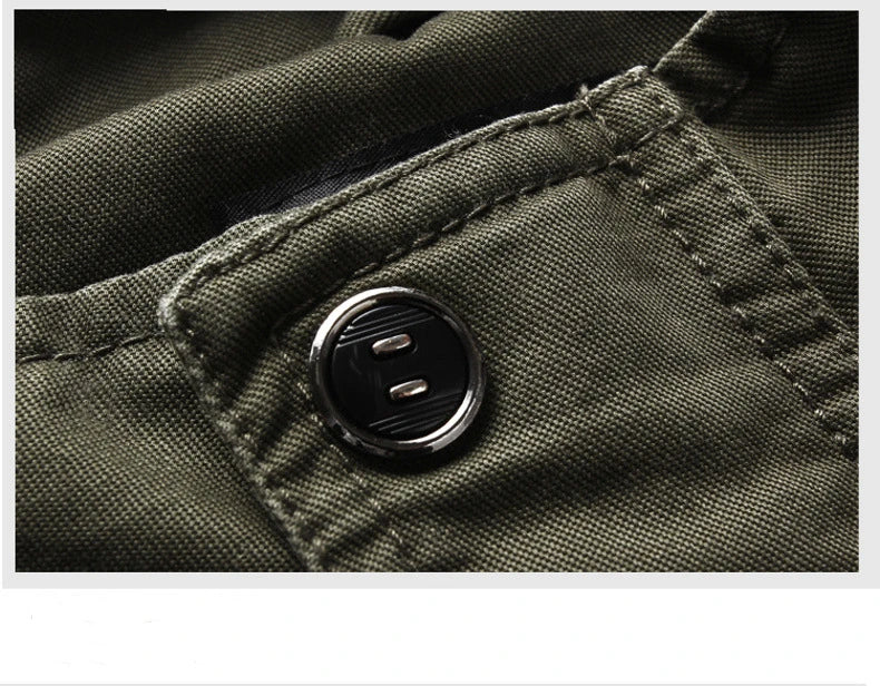 Men's Jacket Coat Casual Cotton Outdoor Quality Cotton Outwear Design Male Autumn Jacket