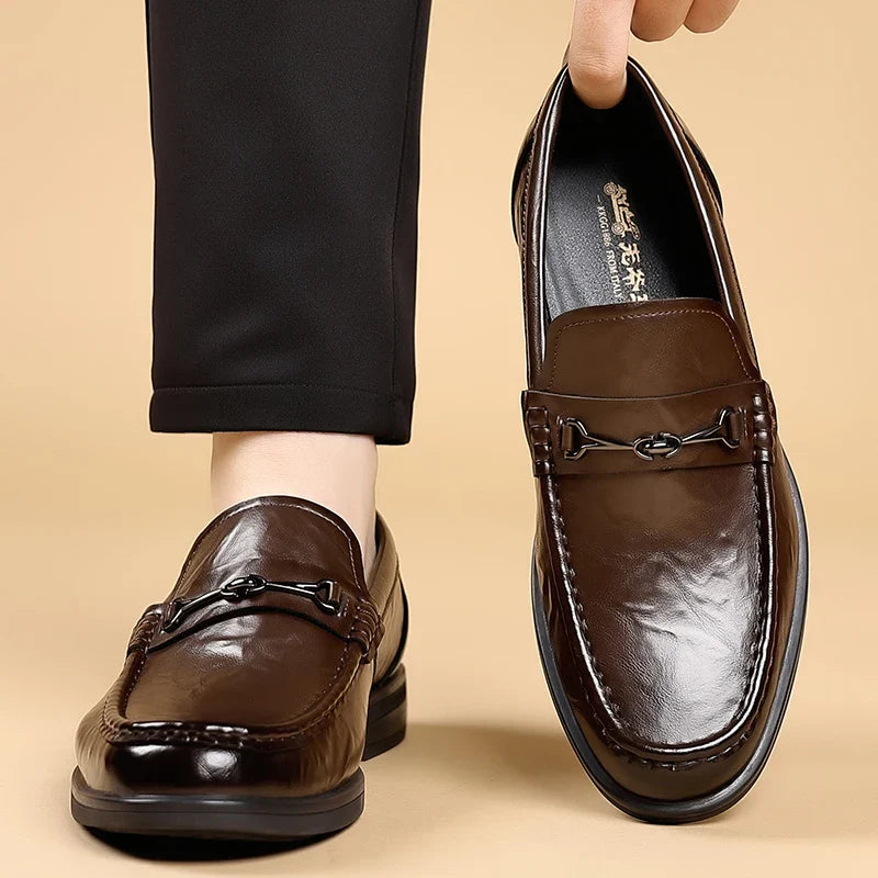 Fashion Style Man Casual Shoes Comfortable Luxury Loafers Leisure Walk Men Slip on Flats All-match Male Business Shoes Moccasins