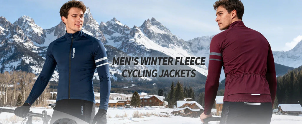 Winter Men's Cycling Jacket Waterproof Windproof Thermal Fleece Bike Jersey MTB Road Cycling Snowboarding Ski Jacket Coat