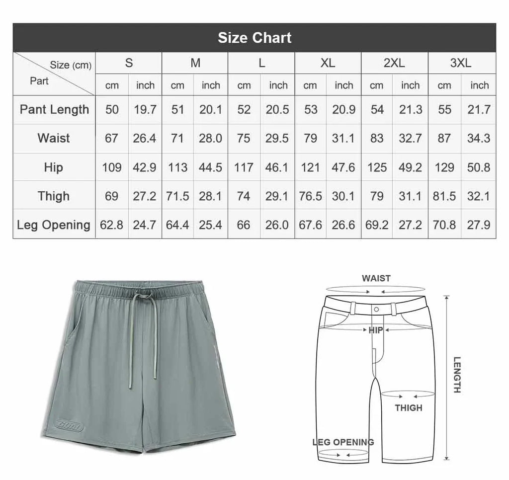 Men's American Workwear Mesh Ice Cool Breathable Short Thin Loose Outdoor Sports Fitness Casual Summer Training Bottoms