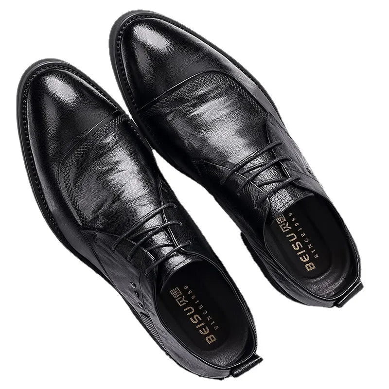 Dress Shoes  Men Shoes Men's Genuine Leather Business Formal Oxfords Footwear Man High Quality Leather Loafers Zapatos Hombre