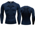 Men's Compression Shirt Anime Print Gym Sport Quick Dry Gym TShirts Fitness Athletic Undershirts Elasticity Tops Tee Summer Male
