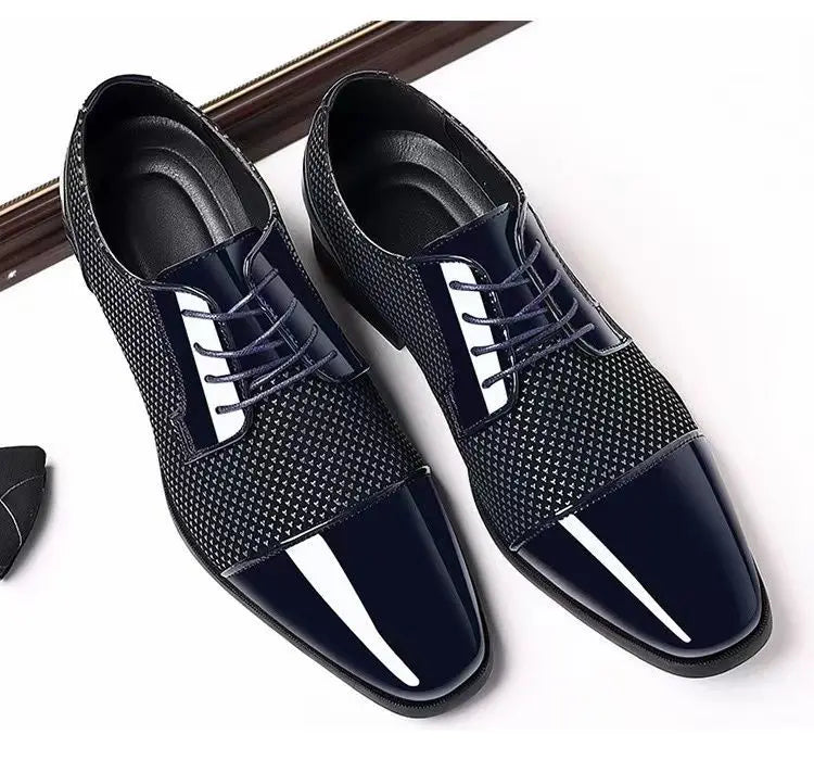 Dress Shoes Man Casual Business Pointed Toe Social Shoe for Men Breathable In Summer Leather Luxury Designer Clothing Low Price