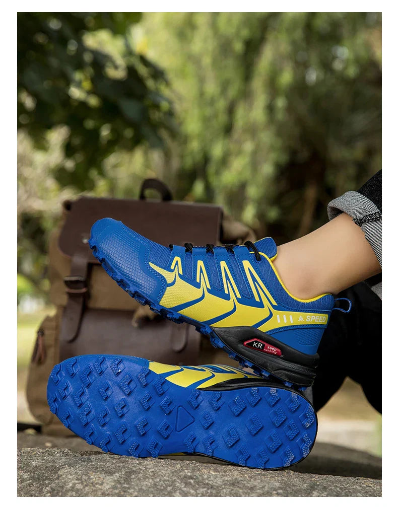 Waterproof Hiking Shoes Men‘s Outdoor Trekking Sneakers Mountain Climbing Camping Trainers Hunting Tactical Boots Bike Shoe Male