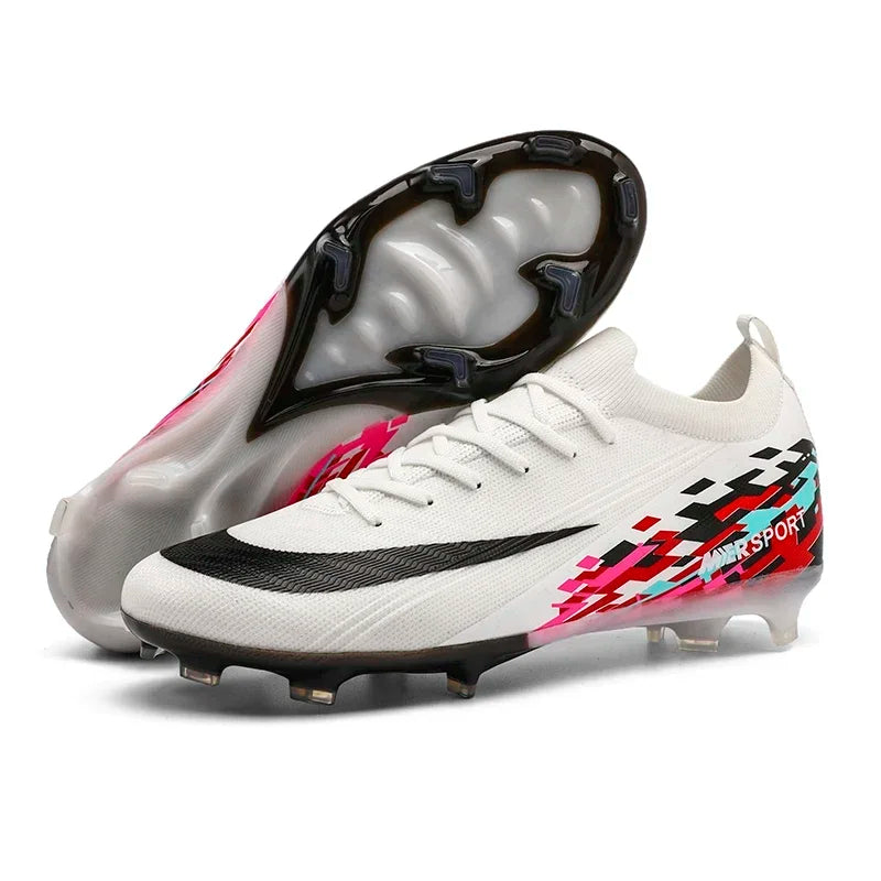 New Men Football Boots Ultralight Soccer Shoes Sport Outdoor Match Unisex Non-Slip Cleats Adult Comfortable Grass High-quality