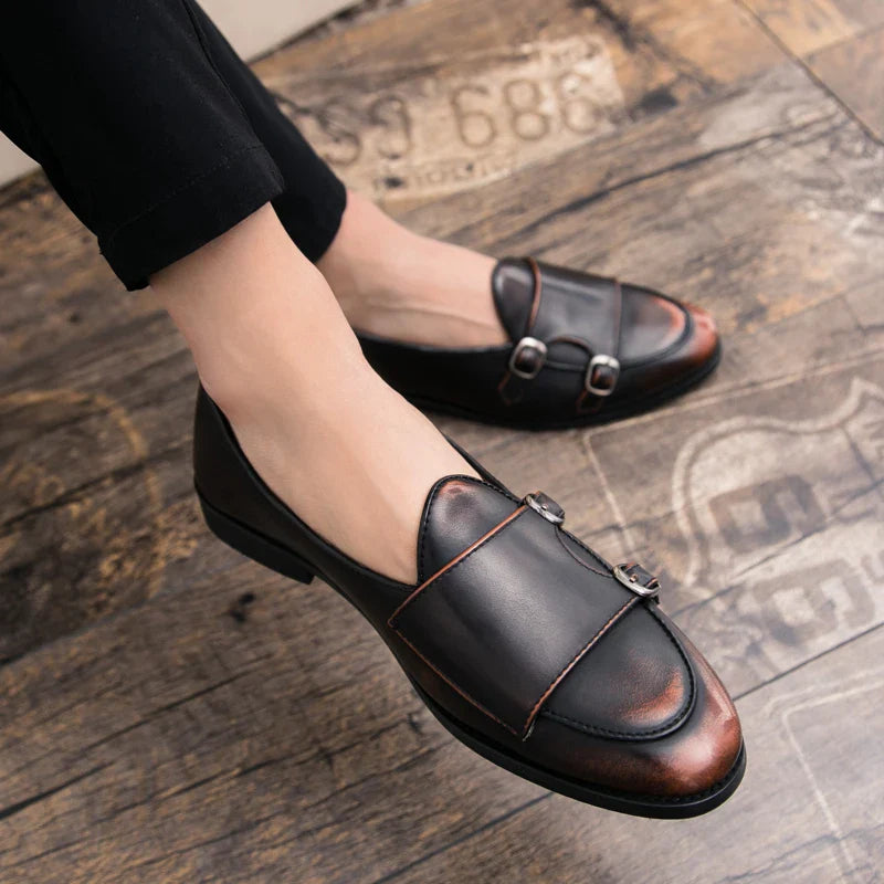 men shoes casual plus size leather luxury brand adult fashion designer social driving dress moccasins men loafers Zapatos Hombre