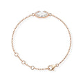 1CT D Color Marquise Cut Moissanite Bracelets for Women Adjustable Chain Birthday Gift 100% Real Pure 925 Silver Jewelry