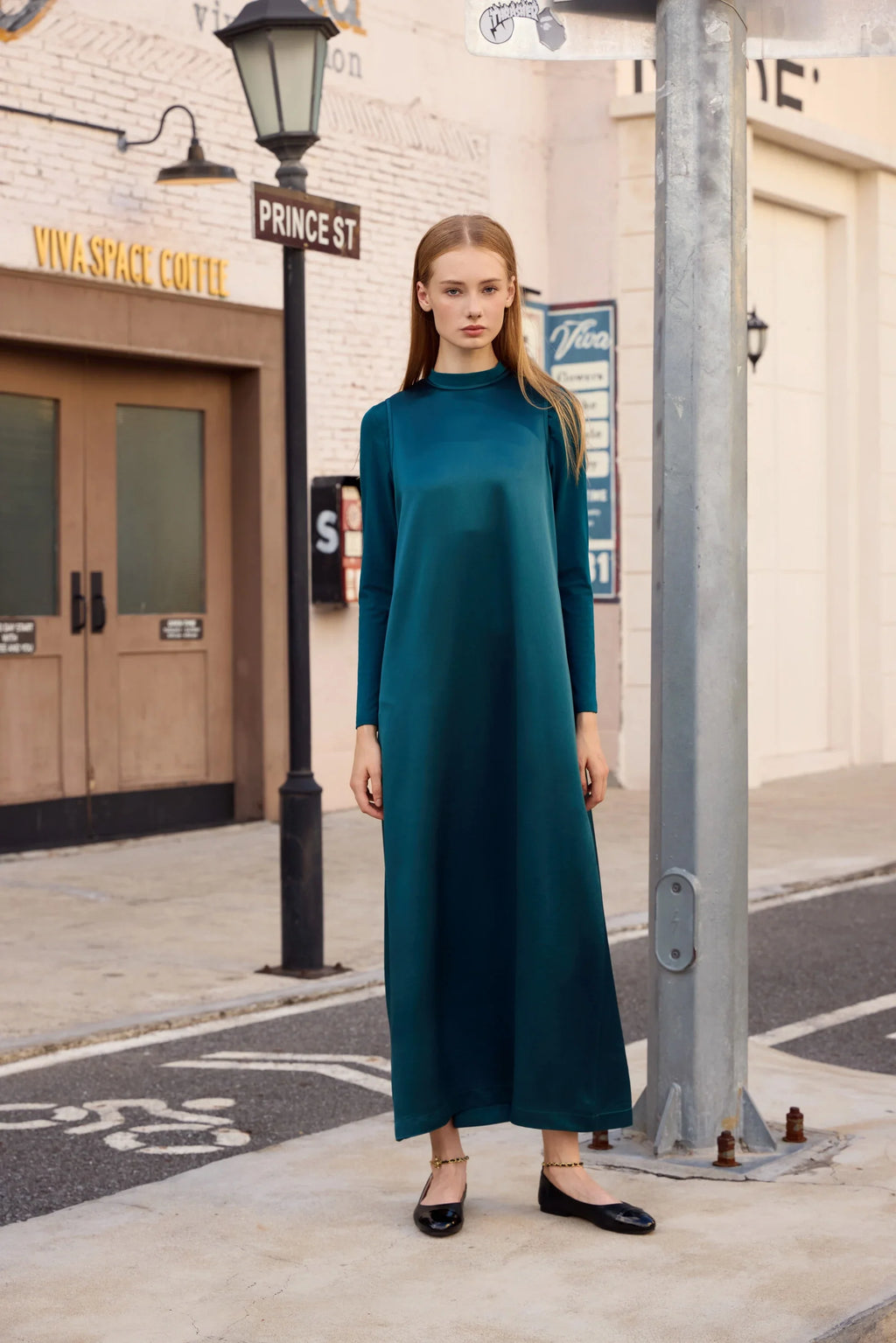 Women 2026 Autumn and Winter Modal Shirt and O Neck Acetate Satin Maxi Dress Lurex Cardigan High Quality Lady Clothing