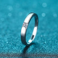0.3CT Princess Cut Moissanite Engagement Ring for Women Men Colorless Diamond Weddig Bands Sterling Silver Bridal Gift
