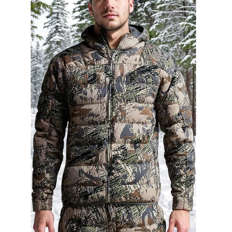 Men's Kelvin Light Down Jacket Camouflage Fishing Hunting Down Wear