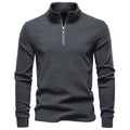 Men Solid Color Soft Shell Zipper Jacket Long Sleeve Pullover Breathable Warm Casual Streetwear