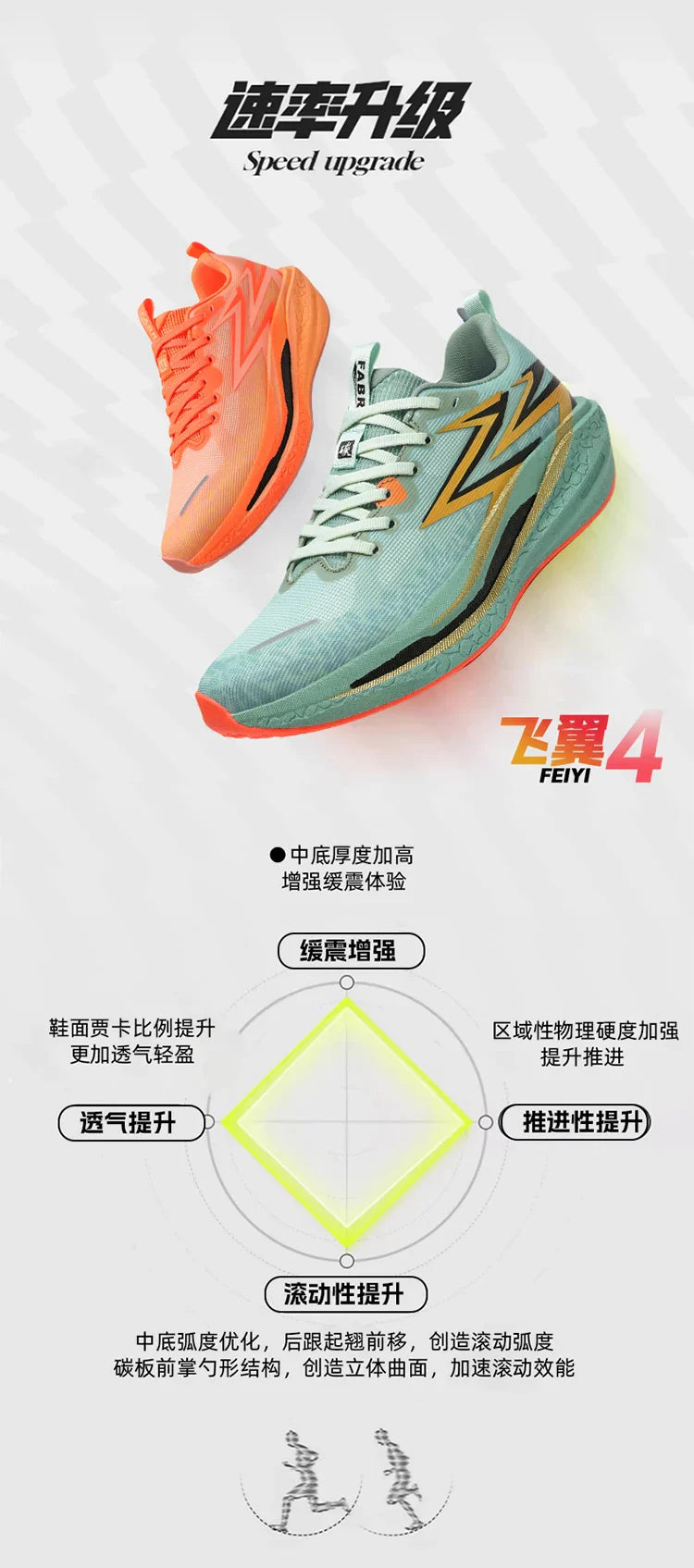 Men Running Shoes Carbon Board Speciality Sports Breathable Lightweight Women's Comfortable Chunta Athletic Sneakers