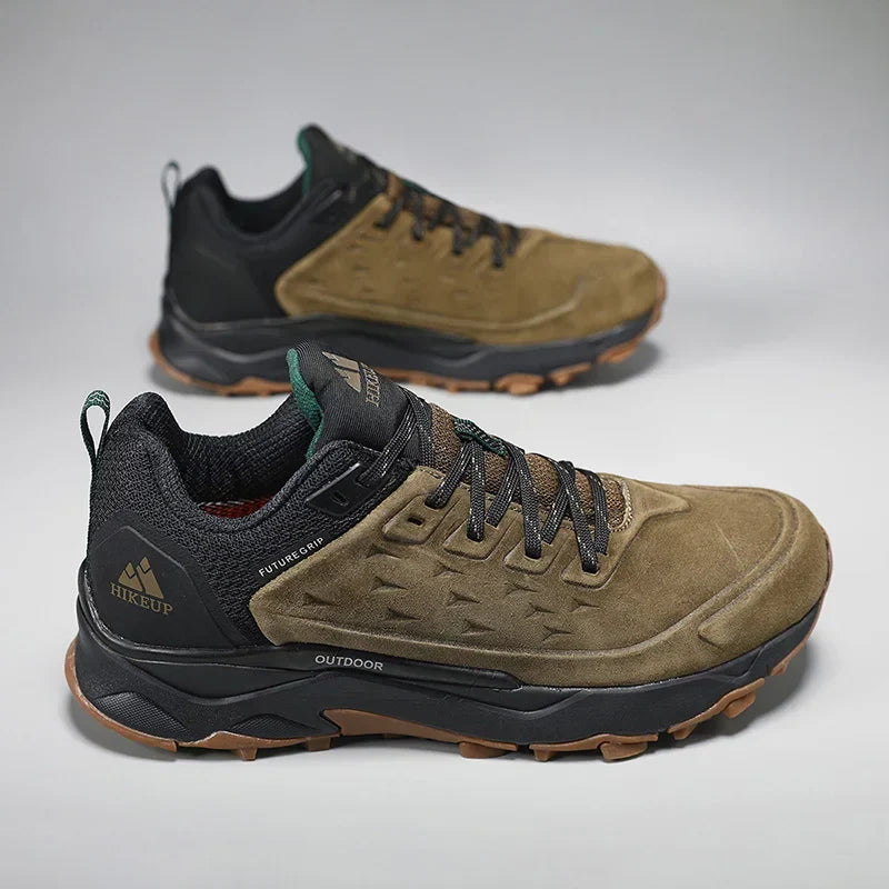 Hiking Shoes for Men Outdoor Sports Camping Hunting Walking Shoe Suede Genuine Leather Breathable Sneaker Non-slip