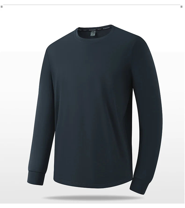 High Quality New Men's/Women's Outdoor Running Mountaineering Hiking Sports Leisure Breathable Loose Long Sleeve T-Shirt