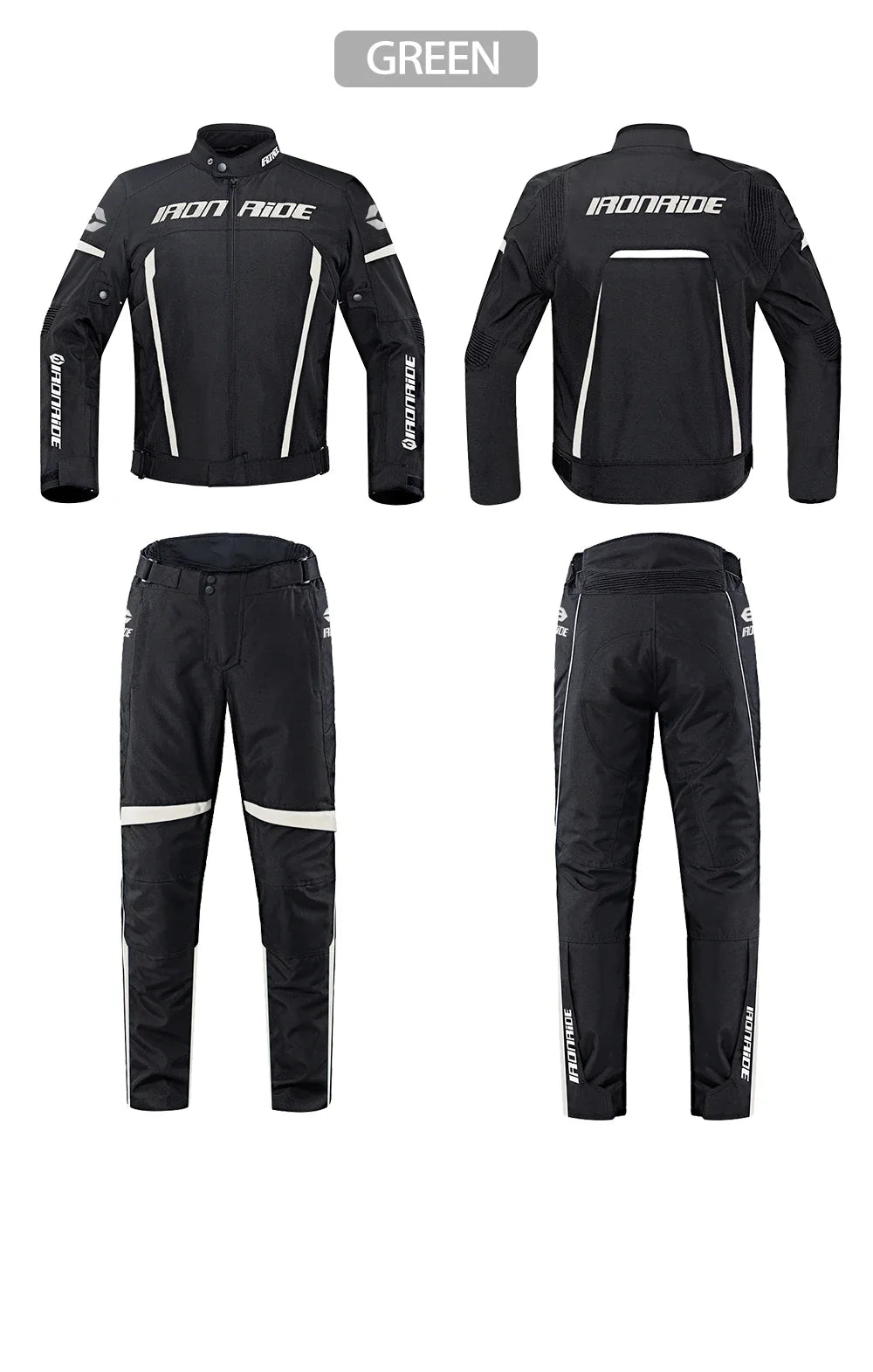 Motorcycle Jacket Waterproof Motorcross Jacket Pants Moto Jacket Windproof Riding Motorbike Clothes With Protective Gear M-3XL