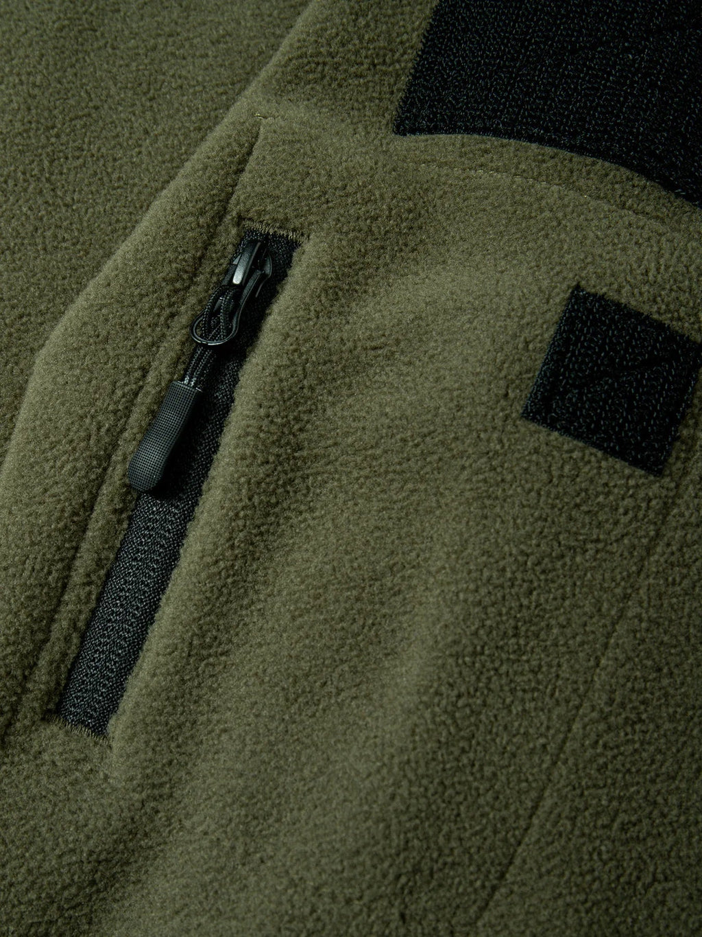 Men's Hiking Tactical Fleece Full Zip Hooded Jacket Multi-Zipper Pockets Design Autumn Winter Warm Outdoor Sports Coat for Men