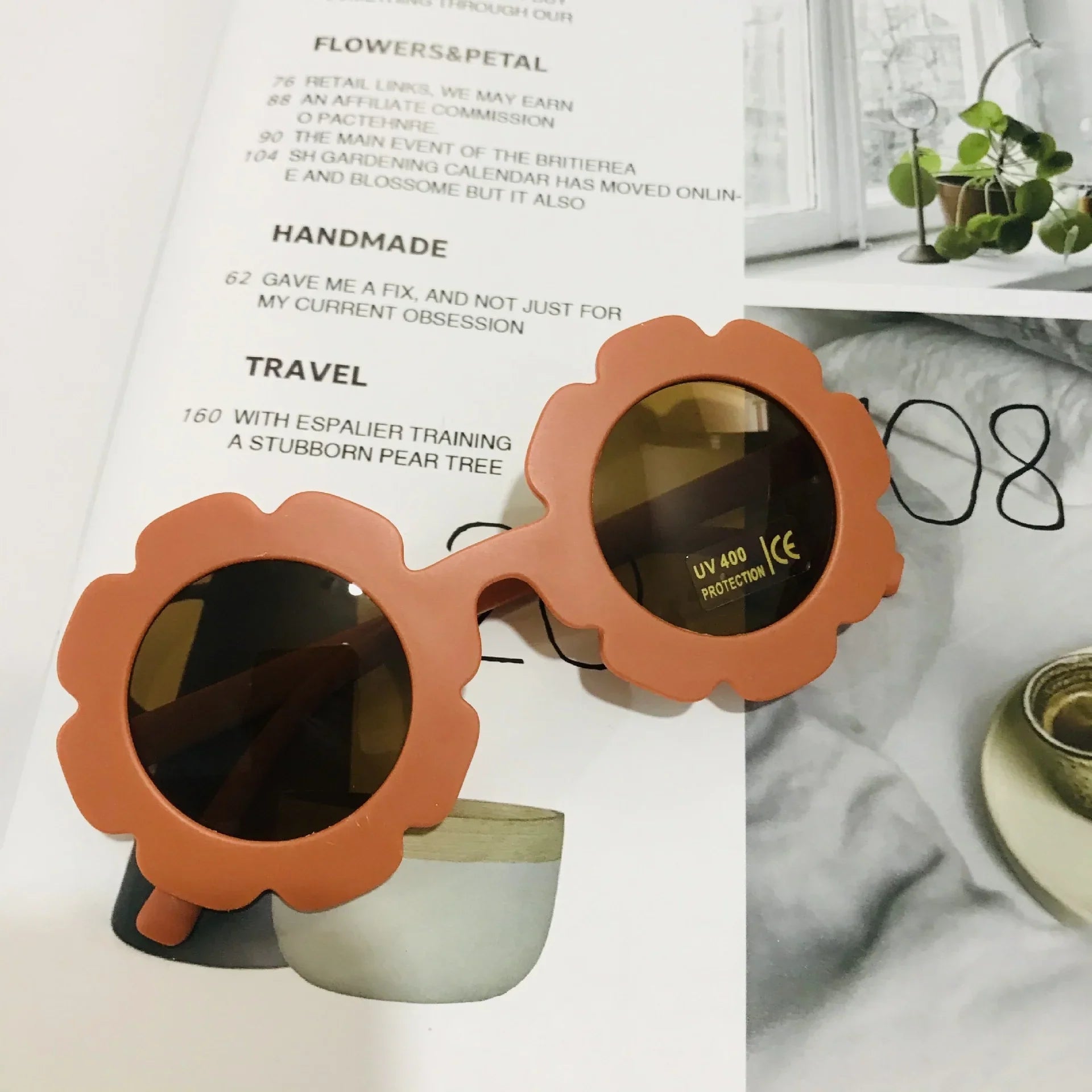 2023 new cute children's frosted glasses  color series baby sunglasses