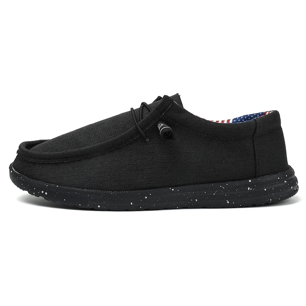 Plus Size Men's Solid Color Breathable Slip On Classic Loafer Shoes Comfy Casual Durable Lightweight Walking Shoes