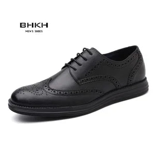 Male Sneakers Autumn/Winter traf Leather Men Casual Shoes Business Work Office Lace-up Dress shoes For Men Size47