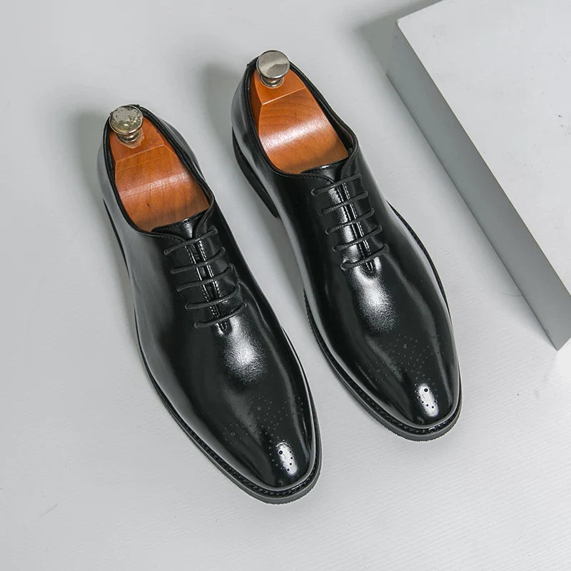 Men's Dress Shoes Trend Wedding Social Casual Leather Men Office Casual Business Shoes High Quality Formal Oxford Shoes Male