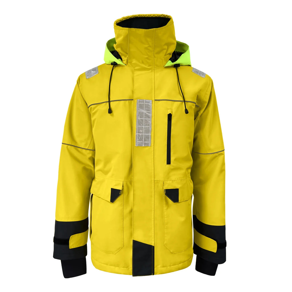Outdoor Waterproof Hoodie Keep Warm Sailing Jacket Water Resistant and Windproof Nautical Suit