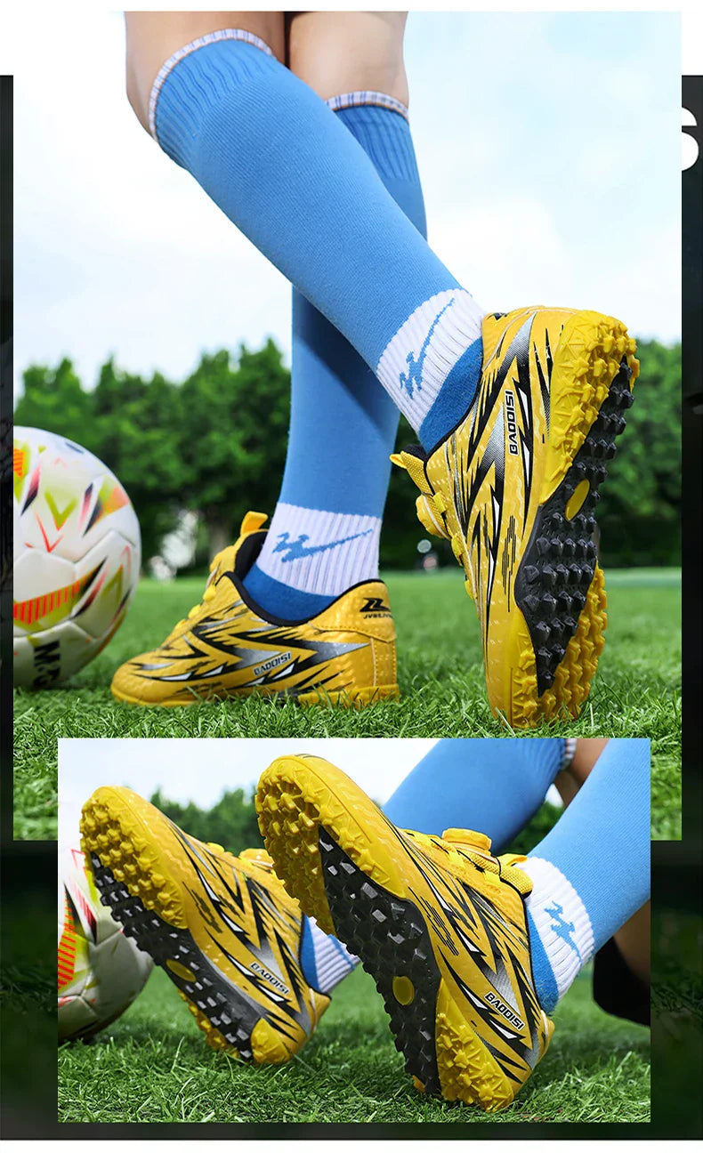 Kids Soccer Shoes FG/TF Football Boots Professional Cleats Grass Training Sport Footwear Boys Outdoor Futsal Soocer Boots 28-39