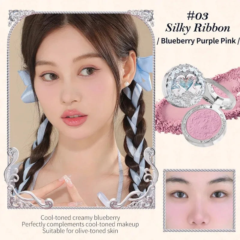 Makeup Set Swan Ballet Concealer Palette Embossed Blusher Shine Lipstick Kit With Bag THE SWEETIE BEAR Bunny Garden