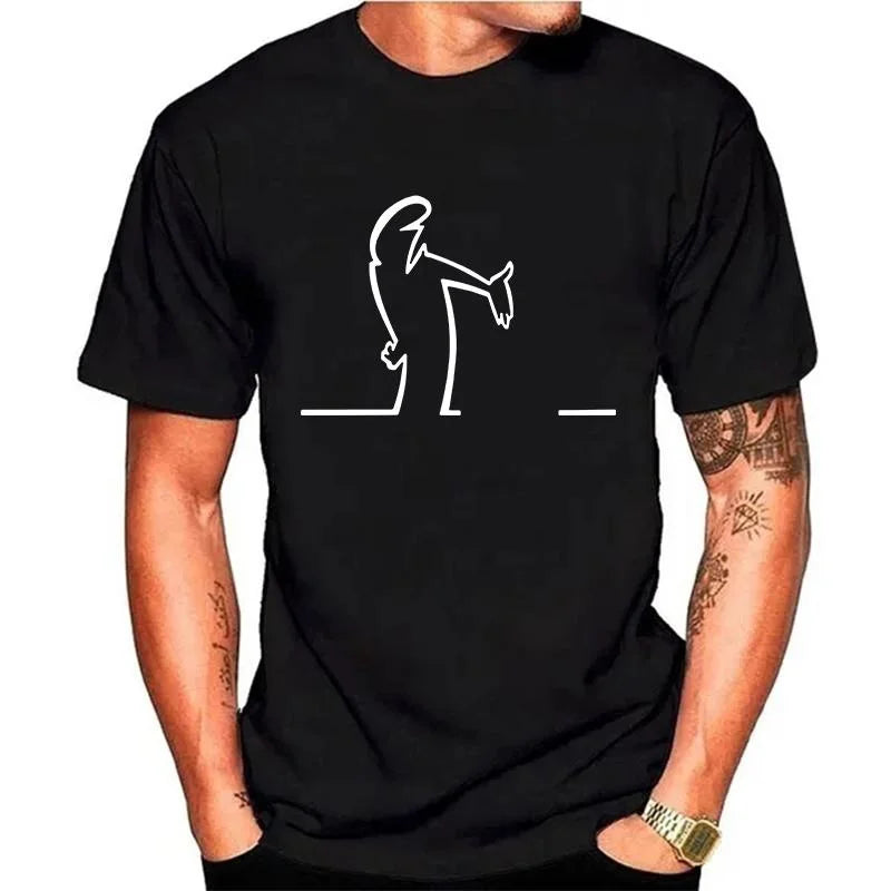 تي شيرتات صيفية للرجال من Balum La Linea بتصميم جرافيكي مضحك قطنية مريحة فاخرة (Camisetas)