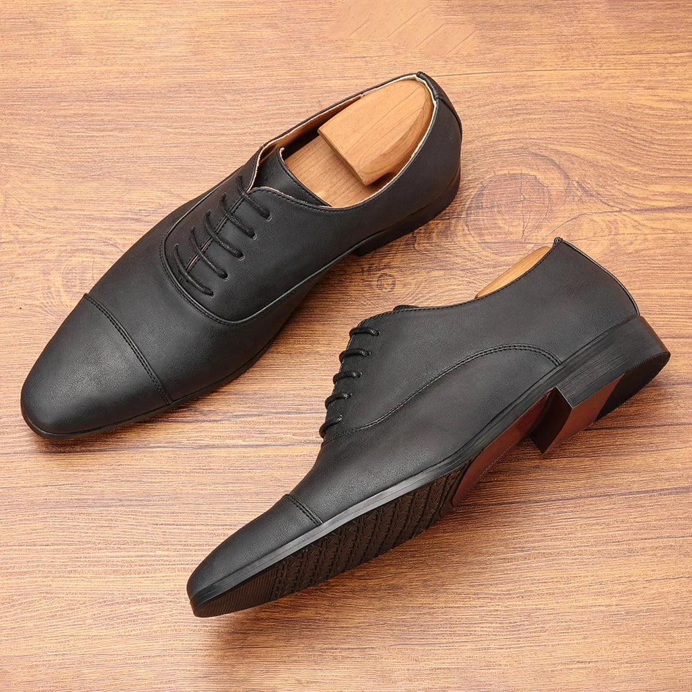 Comfortable dress shoes men, fashionable Oxford gentlemen's social men's shoe