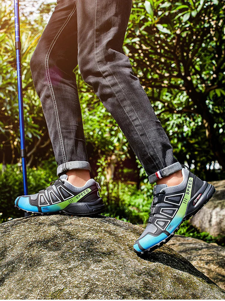 Men's Waterproof Hiking Shoes, Outdoor Sports Shoes,Lace-up Hiking Shoes, Women's Hiking Shoes, Non-slip Tactical Hunting Shoes