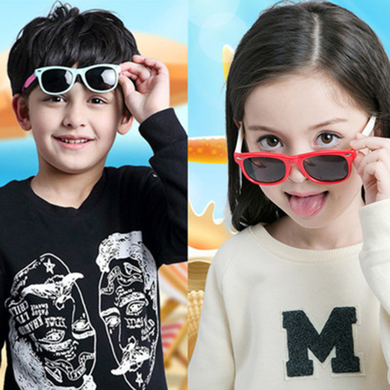 Kids Polarized Sunglasses TR90 Boys Girls Sun Glasses Silicone Safety Glasses Gift for Children Baby UV400 Eyewear