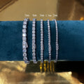 Hip Hop 2 2.5 3 4 5 6.5mm Unisex Moissanite Tennis Bracelet For Women Men 925 Sterling Silver Moissanite Bracelet Fine Jewelry