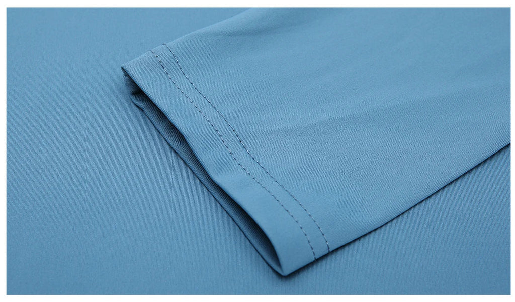 High Quality Mens Outdoor Hiking Golf Running Breathable Polo Shirt Office Casual Polo Long-Sleeved Sports Base Shirt Tops