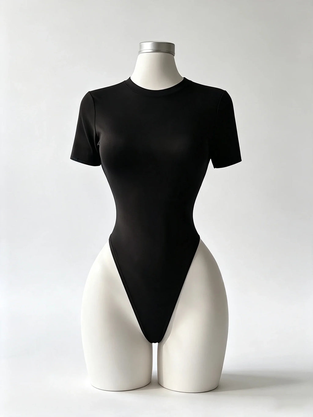 Women's Basic Solid Color High-Quality Backless Bodysuit