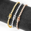 Sparkling 0.1ct 3mm Moissanite Tennis Bracelet with GRA for Women Party Fine Jewelry S925 Sterling Silver Diamond Bracelets